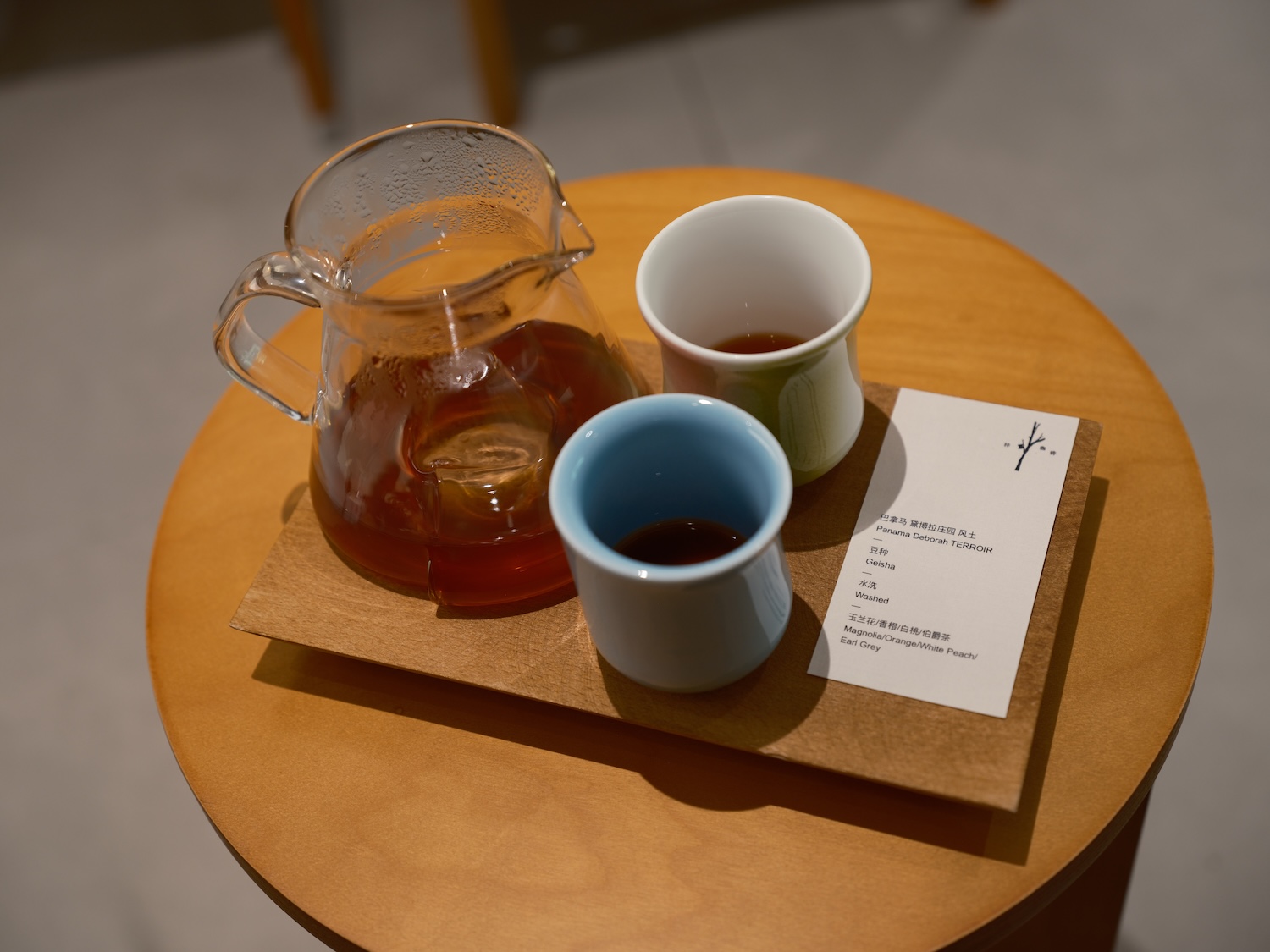 Photo of the pour over at Zi Coffee taken with the Fujifilm GFX 100S in Shenzhen